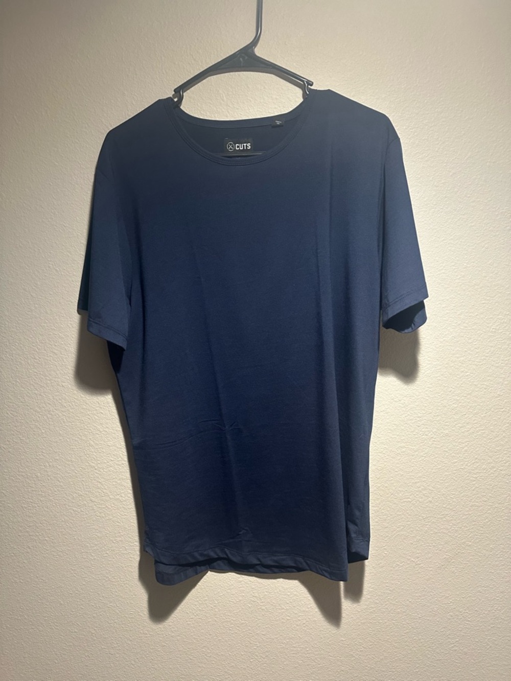 Cuts Clothing Men’s Short Sleeve T-Shirt - Navy Blue